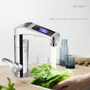 Intelligent Instant Digital Hot Water Faucet Hot and Cold Water Heater, EU Plug(White)
