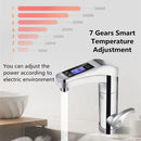 Intelligent Instant Digital Hot Water Faucet Hot and Cold Water Heater, EU Plug(White)