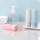Travel Silicone Dispensing Bottle Travel Cosmetic Lotion Shampoo Bath Dew Cream Skin Care Product Small Bottle(Light Grey)
