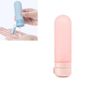 Travel Silicone Dispensing Bottle Travel Cosmetic Lotion Shampoo Bath Dew Cream Skin Care Product Small Bottle(Pink)