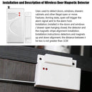 ST-01 Wireless Door Sensor Independent Magnetic Sensors Home Door Window Entry Burglar Alarm