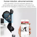 Intelligent WiFi 2.4G Doorbell Visual Remote Home Monitoring Doorbell Video Voice Intercom(Black)