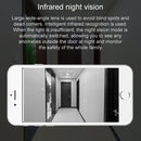Intelligent WiFi 2.4G Doorbell Visual Remote Home Monitoring Doorbell Video Voice Intercom(Black)