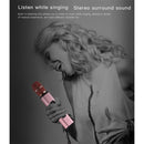 K6 Portable Inner Magnetic Dual Speaker Bluetooth Phone Computer Microphone(Pink)