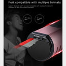 K6 Portable Inner Magnetic Dual Speaker Bluetooth Phone Computer Microphone(Gold)