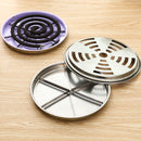 Metal Mosquito Coil Holder With Zigzag Mosquito Coil for Summer