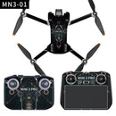 Full Surround Style Waterproof Sticker For DJI Mini 3 Pro RC-N1 Ordinary Version(Mn3-01)