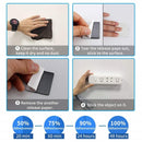 100 PCS 40x40x1.5mm Square EVA Foam Double-sided Adhesive High-viscosity Sponge Sticker(Black)