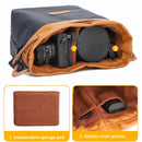 S.C.COTTON Camera Lens Protection Bag Liner Bag Waterproof Camera Storage Bag, Size: S(Khaki)