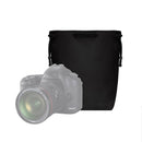 Baona Camera Bag Lens Drawstring Pouch, Size: Large(Black)