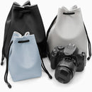 Baona Camera Bag Lens Drawstring Pouch, Size: Large(Gray)