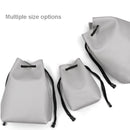 Baona Camera Bag Lens Drawstring Pouch, Size: Large(Gray)