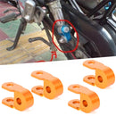 2 Pairs Shock Absorber Extender Height Extension for Motorcycle Scooter, Size: Small(Yellow)