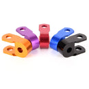 2 Pairs Shock Absorber Extender Height Extension for Motorcycle Scooter, Size: Small(Yellow)
