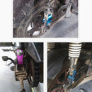 2 Pairs Shock Absorber Extender Height Extension for Motorcycle Scooter, Size: Large(Blue)