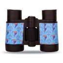 4X30 Binocular Telescope Bird Watching Telescope Gifts for Children(Pirate Ship -Blue)