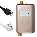 Electric Hot Water Faucet Instant Water Heater Home Kitchen Small Heater, Indicator Light Version, Plug Specifications:AU(Golden)