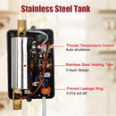 Electric Hot Water Faucet Instant Water Heater Home Kitchen Small Heater, Indicator Light Version, Plug Specifications:AU(Golden)