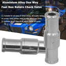 Car Aluminum Alloy Gasoline Fuel Check Valve, Size:M10(Silver)