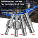 Car Aluminum Alloy Gasoline Fuel Check Valve, Size:M12(Silver)