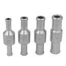 Car Aluminum Alloy Gasoline Fuel Check Valve, Size:M12(Silver)