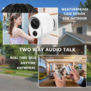 HAMSCY EQ-20S Camera Low Power Battery Waterproof WiFi Smart Camera 1080P with 16GB Memory Card