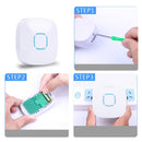 BOYING A507 Home Wireless Remote Control Doorbell Anti Crosstalk Music Smart Remote Doorbell Ederly Pager, EU Plug