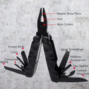 15 in 1 Outdoor Camping Survival Tool Foldable Multifunctional Pocket Plier(Standard Version)