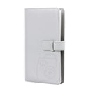 96 Photos Album PU Leather Storage Clip Card Holder Books(Gray)