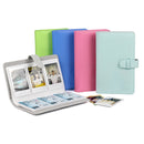 96 Photos Album PU Leather Storage Clip Card Holder Books(Gray)