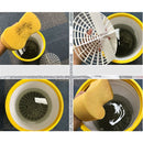 Car Washing Filter Sand And Stone Isolation Net, Size:Diameter 23.5cm(Blue)