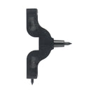 2 PCS Dripper PE Pipe Mountain-shaped Hole Punch Garden Irrigation Opening(Black)
