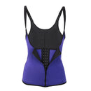 Rubber Underwear Belly Belt Back Buckle Corset, Size:M(Purple)