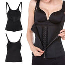 Rubber Underwear Belly Belt Back Buckle Corset, Size:XL(Black)