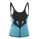 Rubber Underwear Belly Belt Back Buckle Corset, Size:XXL(Blue)