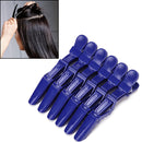 6 PCS Hair Not Easy to Slip off Hair Salon Barber Shop Style Partition Special Clip Hair Tools(Blue)