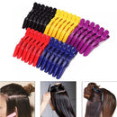 6 PCS Hair Not Easy to Slip off Hair Salon Barber Shop Style Partition Special Clip Hair Tools(Black)