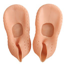 Silicone Sailboat Socks Foot Heel Anti-cracking Sleeve Anti-drying Beach Home Socks, Size:S(33-35)(Skin Color)