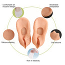 Silicone Sailboat Socks Foot Heel Anti-cracking Sleeve Anti-drying Beach Home Socks, Size:S(33-35)(Skin Color)