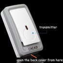 CACAZI W-899 Smart Home Wireless Doorbell Remote Control Doorbell, Style:US Plug