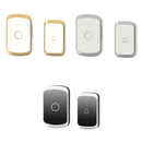 CACAZI A20 Smart Home Wireless Doorbell Digital Music Remote Control Waterproof Doorbell, Style:EU Plug(Black)