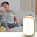 CACAZI A20 Smart Home Wireless Doorbell Digital Music Remote Control Waterproof Doorbell, Style:EU Plug(Silver)