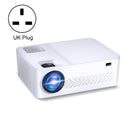 A65Pro 1920x1080P Voice Remote Control Projector Support Same-Screen With RJ45 Port, UK Plug(White)