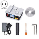 S3 96W Liftable Table Mini Table Saw Aluminum Cutting Machine,Spec: Black Standard(EU Plug)