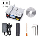S3 96W Liftable Table Mini Table Saw Aluminum Cutting Machine,Spec: Black Standard(US Plug)
