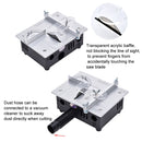 S3 96W Liftable Table Mini Table Saw Aluminum Cutting Machine,Spec: Black Standard(EU Plug)