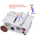 S6 96W Multifunctional Model Desktop Mini Table Saw Cutter,Spec: Standard Version(EU Plug)
