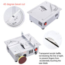 S6 96W Multifunctional Model Desktop Mini Table Saw Cutter,Spec: Standard Version(EU Plug)