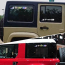 10 PCS Car Windshield Stickers Signal WiFi Power Vinyl Decal Car Stickers, Size: L(Colorful Laser)