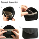 RFID Keyless Entry Anti Scanning Car Key Kit Signal Shielding Bag(Black)